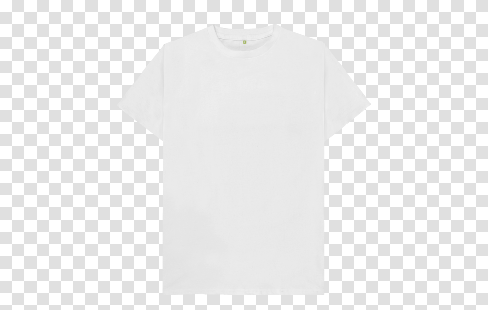 White Plain Organic T Shirt White Tshirt, Apparel, T-Shirt, Sleeve Transparent Png