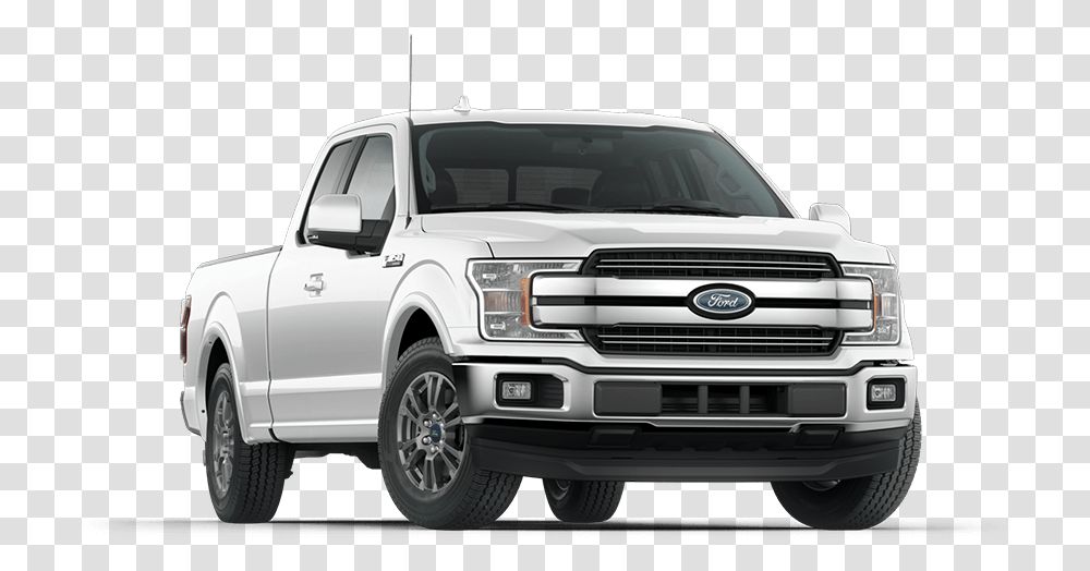 White Platinum 2018 Ford F150 Supercrew, Vehicle, Transportation, Pickup Truck, Car Transparent Png