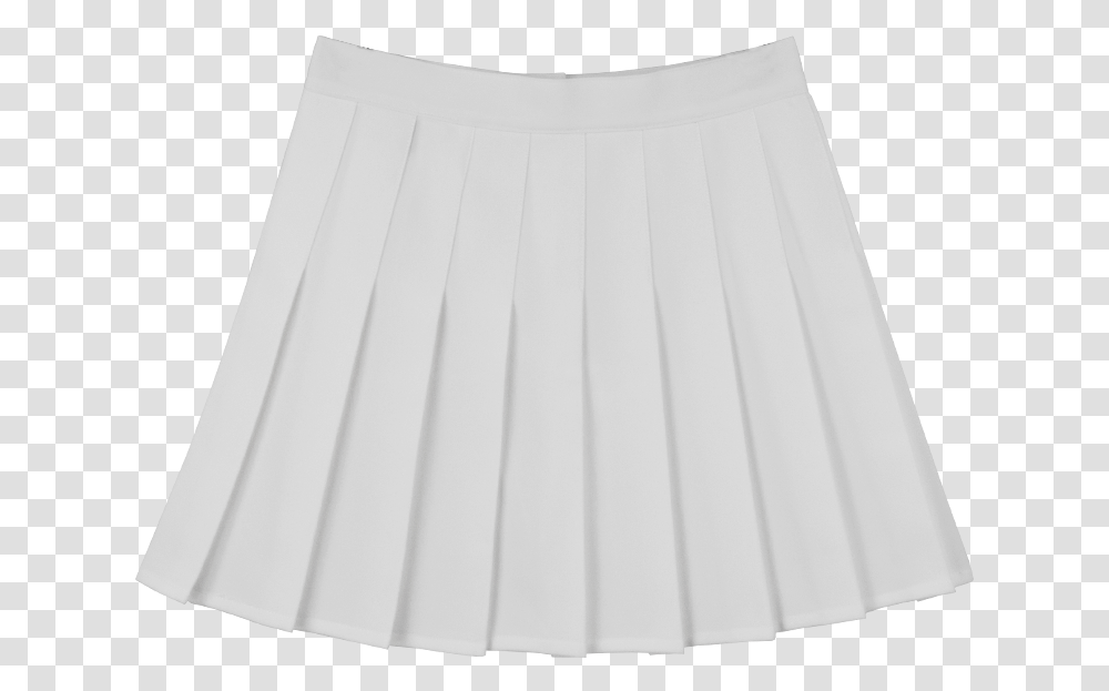White Pleated Skirt From Storeunic Miniskirt, Lampshade, Clothing, Apparel Transparent Png