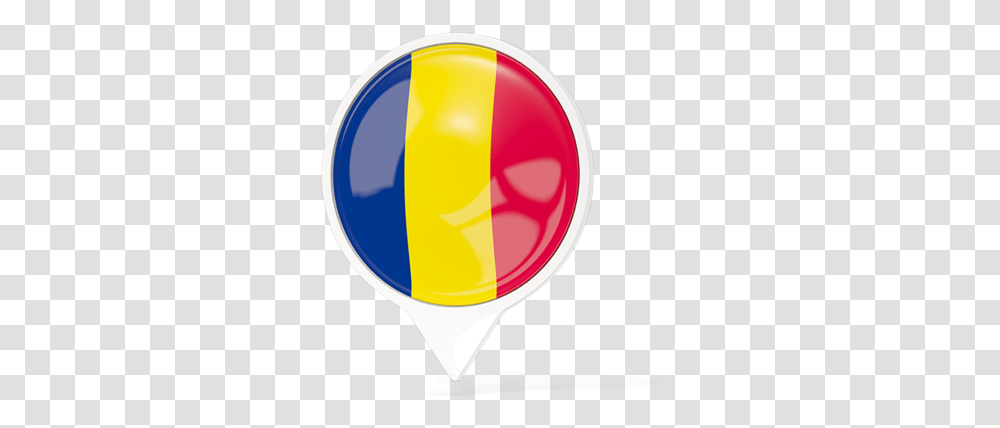 White Pointer With Flag Circle, Ball, Balloon, Tape Transparent Png