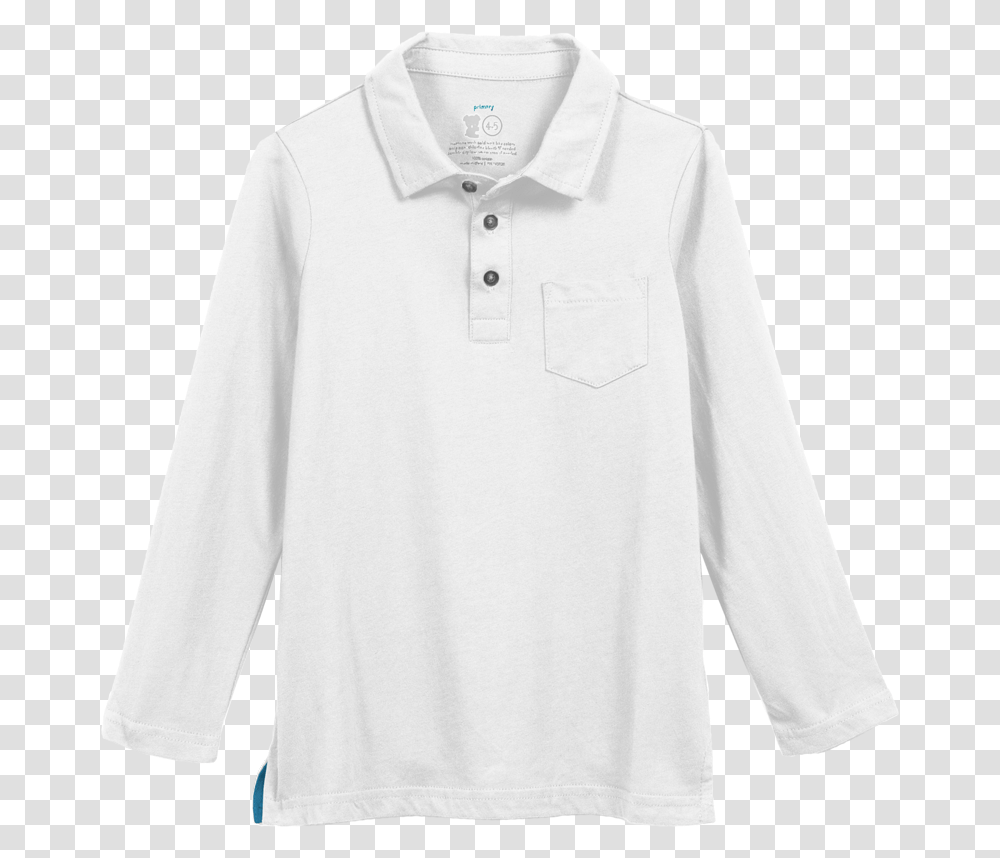 White Polo Shirt, Apparel, Long Sleeve, Dress Shirt Transparent Png