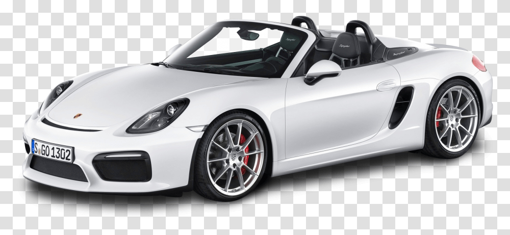 White Porsche Boxster Spyder Car Image Porsche Boxster Spyder, Vehicle, Transportation, Automobile, Convertible Transparent Png