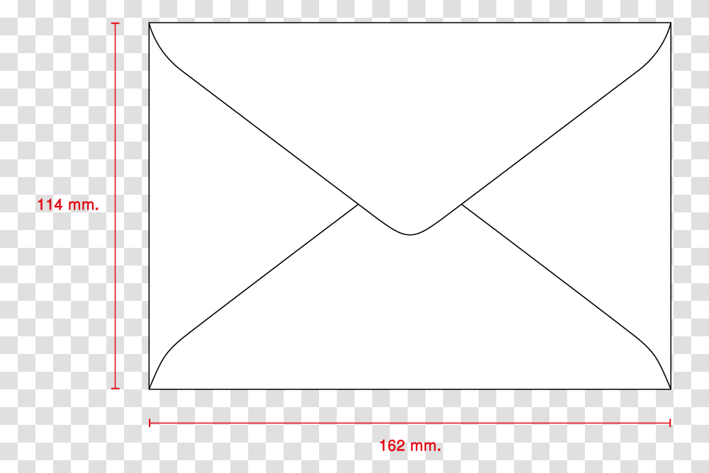 White Post Standard Envelope, Mail, Airmail Transparent Png