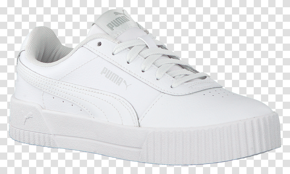 White Puma Sneakers Carina L Ultraboost 20 Triple White, Shoe, Footwear, Apparel Transparent Png
