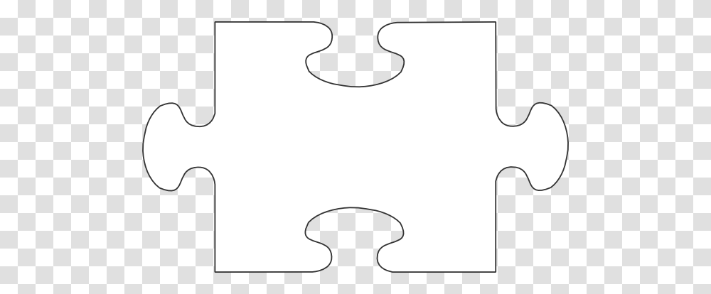White Puzzle Piece Clip Art, Cushion, Bib, Footprint Transparent Png