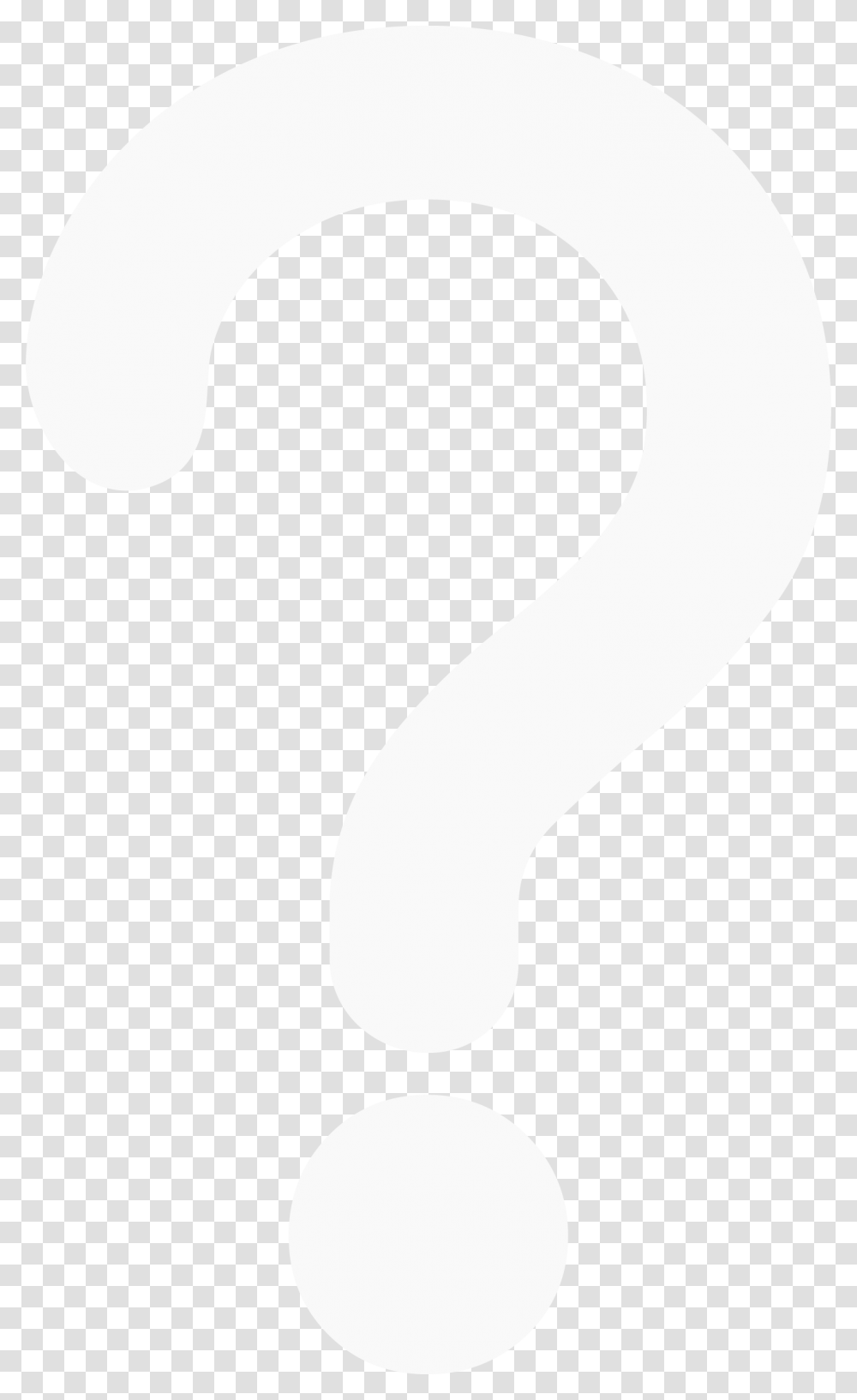 White Question Mark Question Mark White, Number Transparent Png