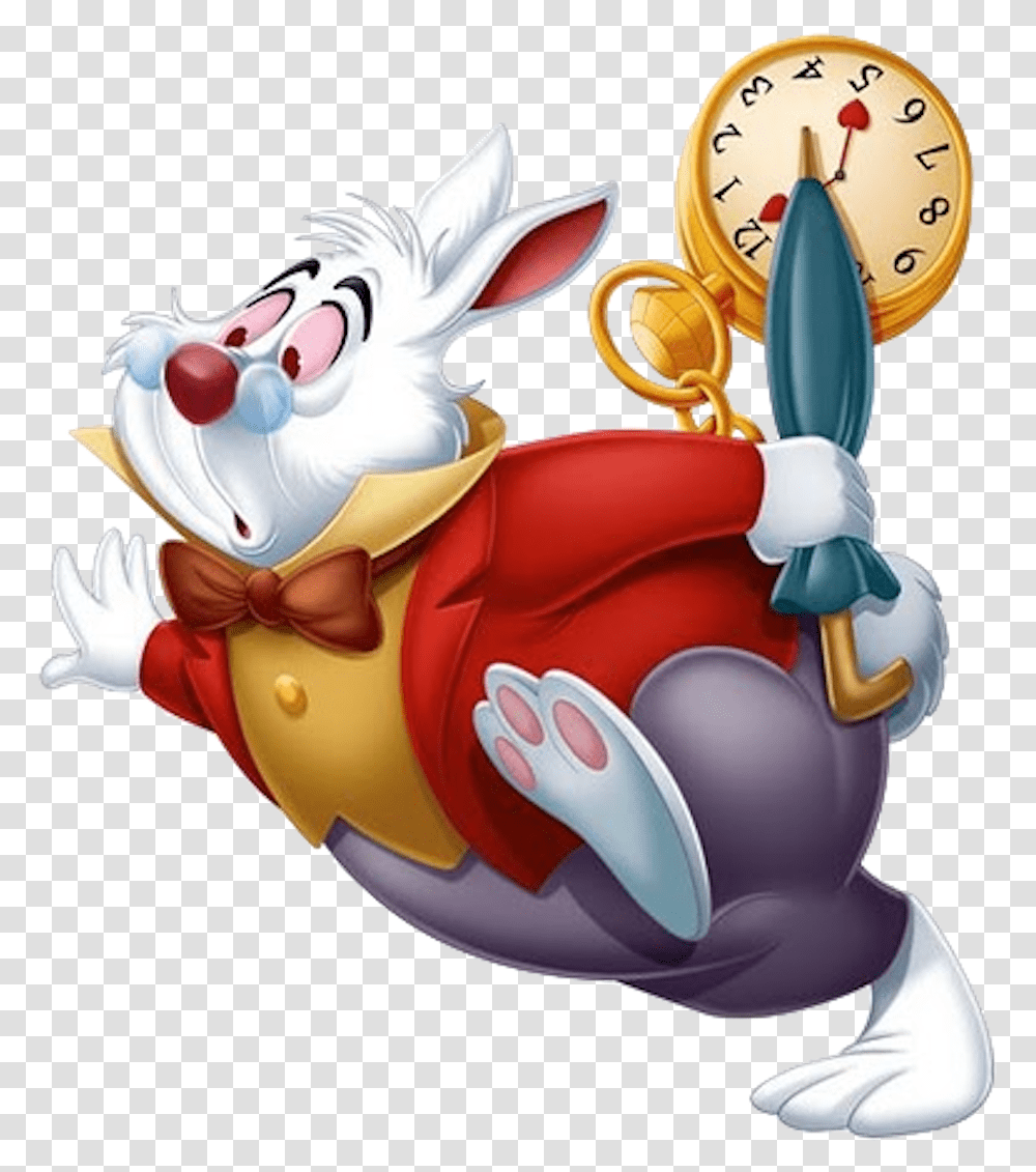 White Rabbit Alice In Wonderland Disney White Rabbit, Toy, Performer, Sweets, Food Transparent Png