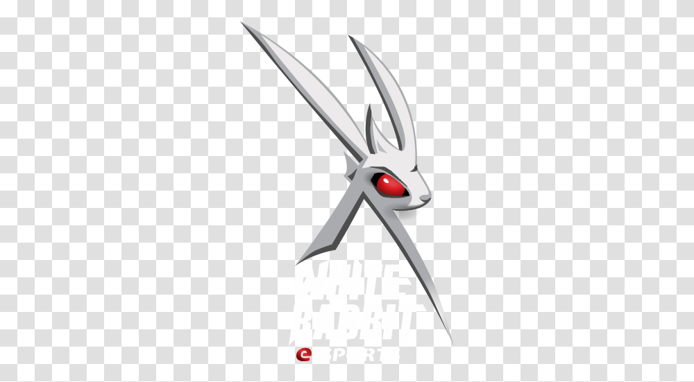 White Rabbit Gaming Logo, Weapon, Weaponry, Blade, Scissors Transparent Png