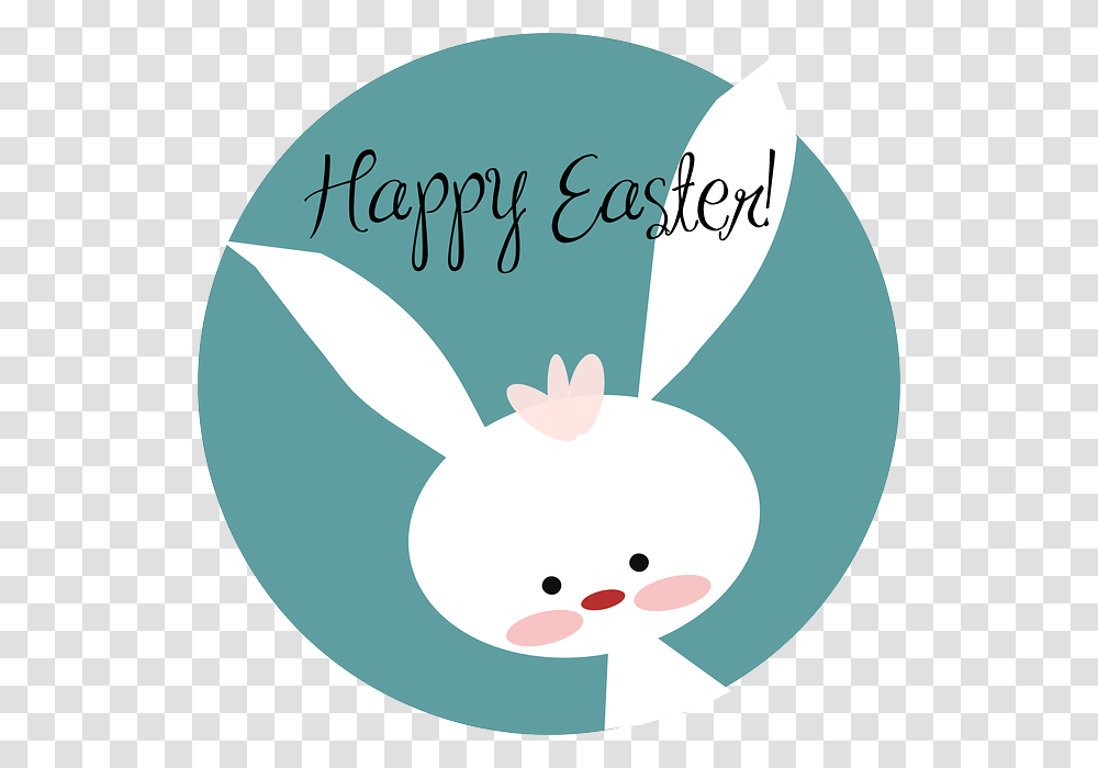 White Rabbit Happy Easter Vector Clip Art Happy Easter Bunny, Light, Seed Transparent Png
