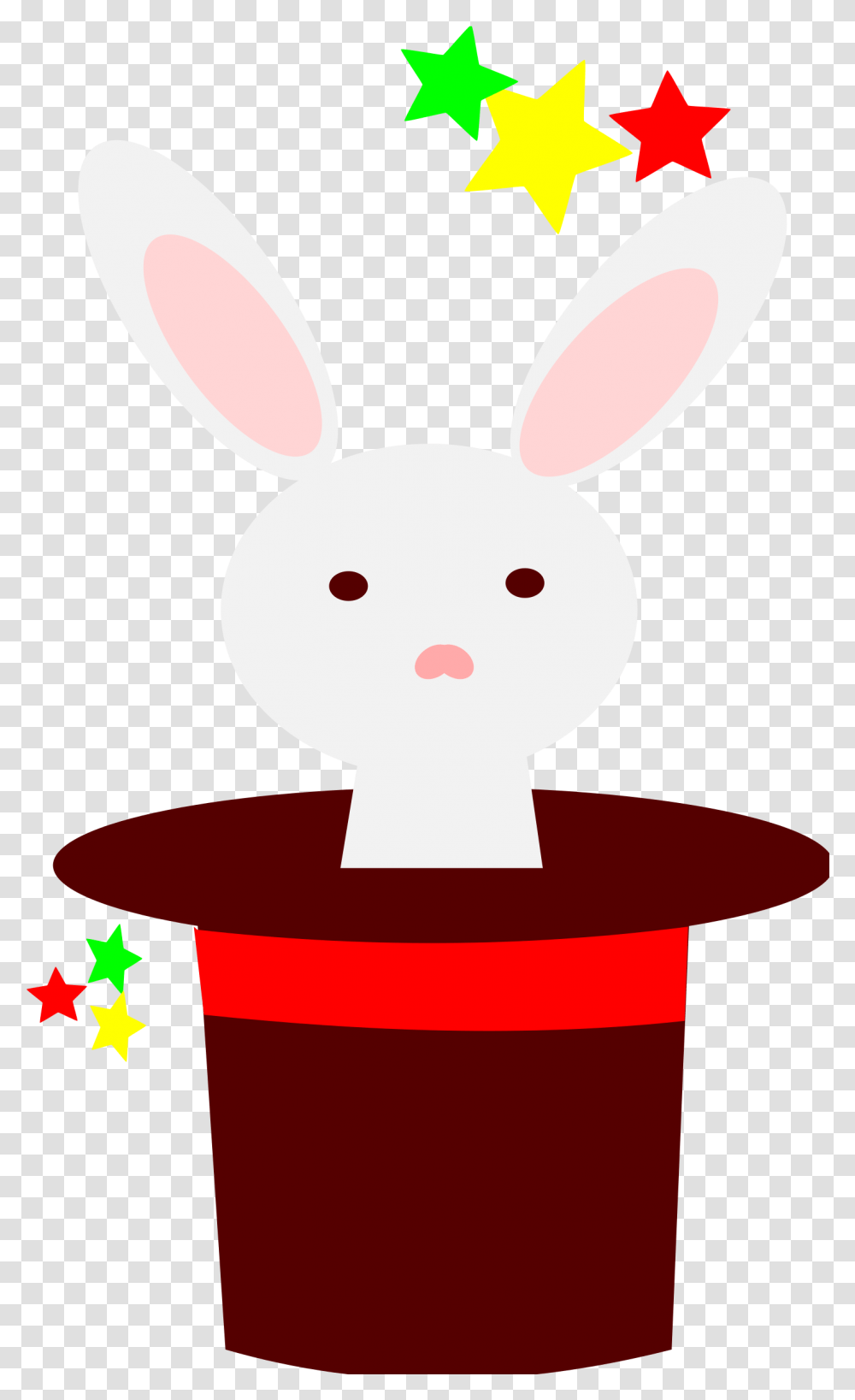 White Rabbit In A Hat Clip Arts Rabbit In Hat Clipart, Animal, Snowman, Winter, Outdoors Transparent Png