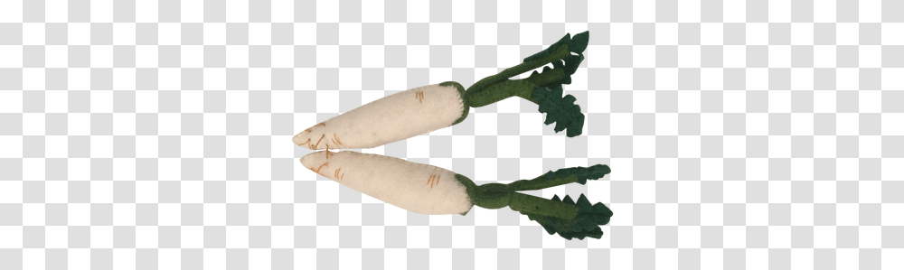 White Radish Vegetable Felt Play Food By Papoose Felt Radish, Blade, Weapon, Weaponry, Shears Transparent Png