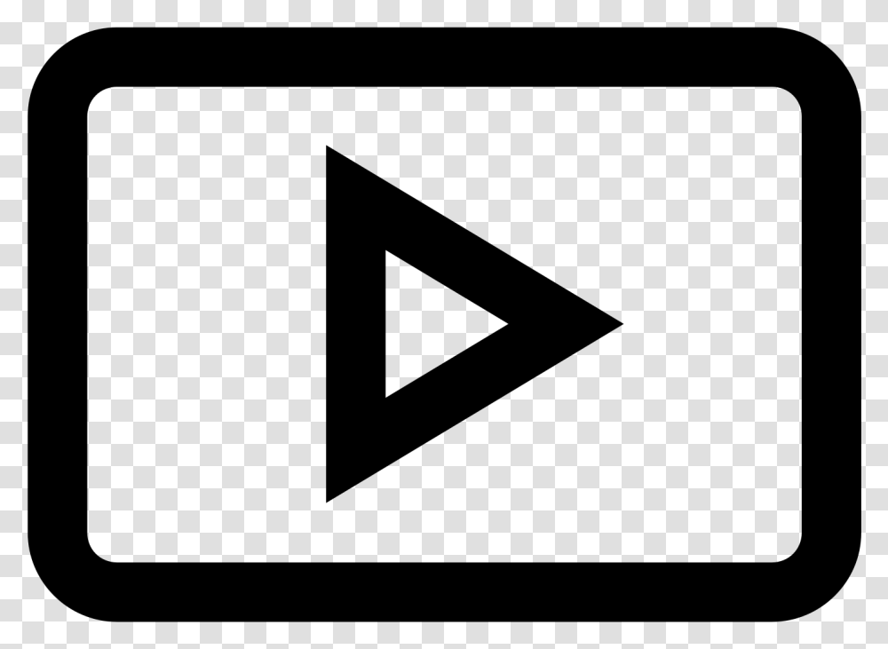 White Rectangle Button Youtube Logo Outline, Gray, World Of Warcraft Transparent Png