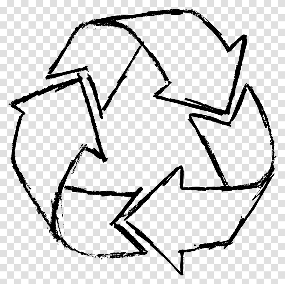 White Recycle Symbol, Bow, Recycling Symbol Transparent Png