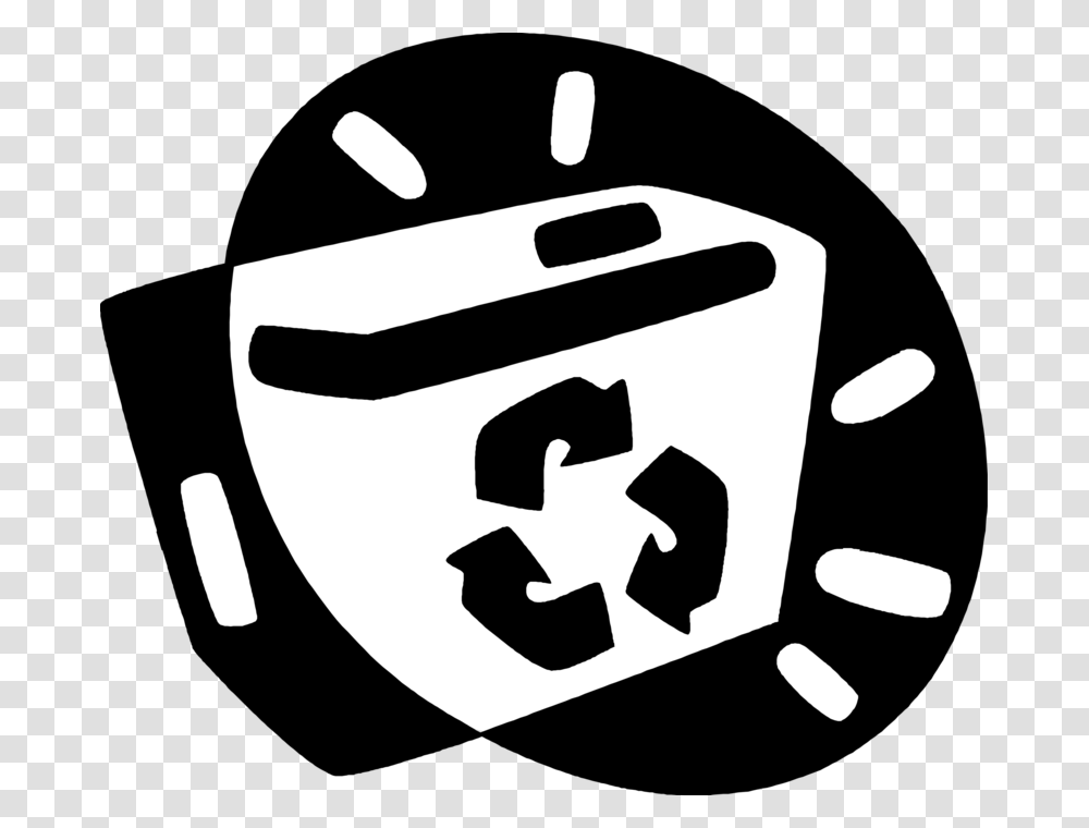 White Recycle Symbol Emblem, Game, Dice, Recycling Symbol Transparent Png