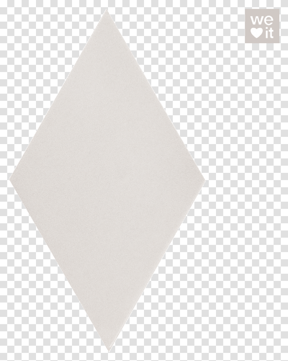 White Rhombus Tile Triangle, Rug Transparent Png