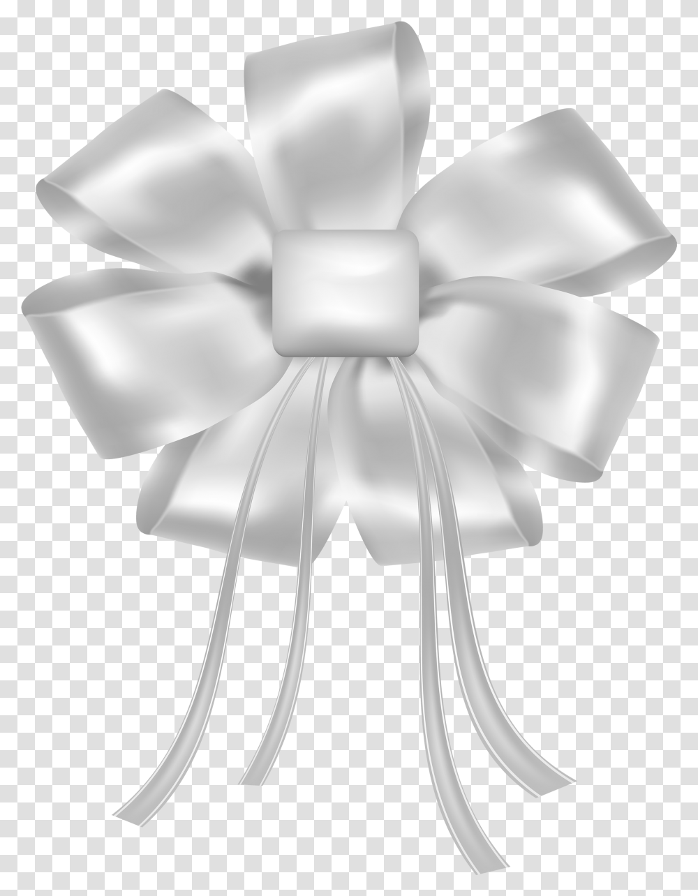 White Ribbon Bow White Bow Cartoon White Ribbon Flower, Lamp, Pillow, Cushion, Nature Transparent Png