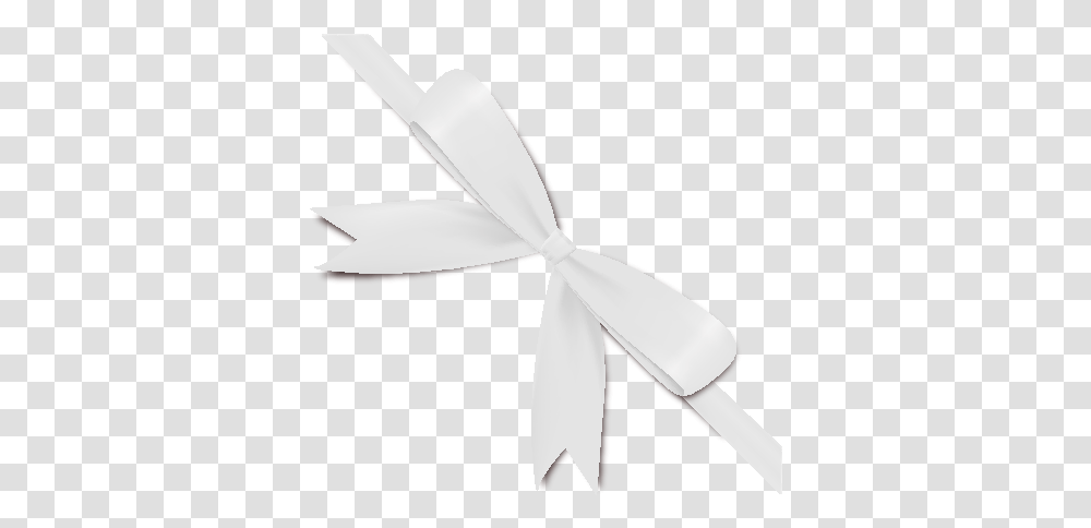 White Ribbon Bow White Gift Bow Vector, Tie, Accessories, Accessory, Necktie Transparent Png