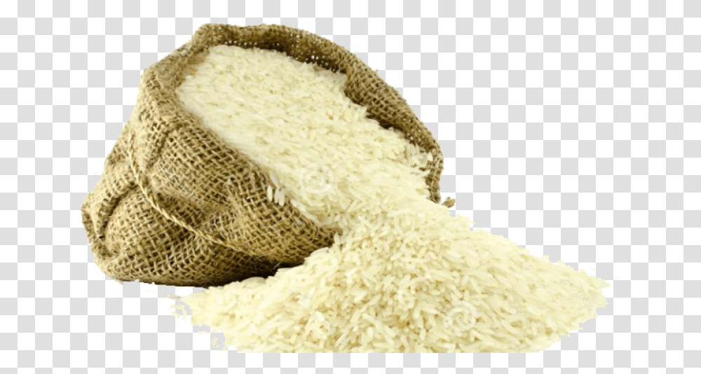 White Rice Background Image Rice, Plant, Sack, Bag, Food Transparent Png