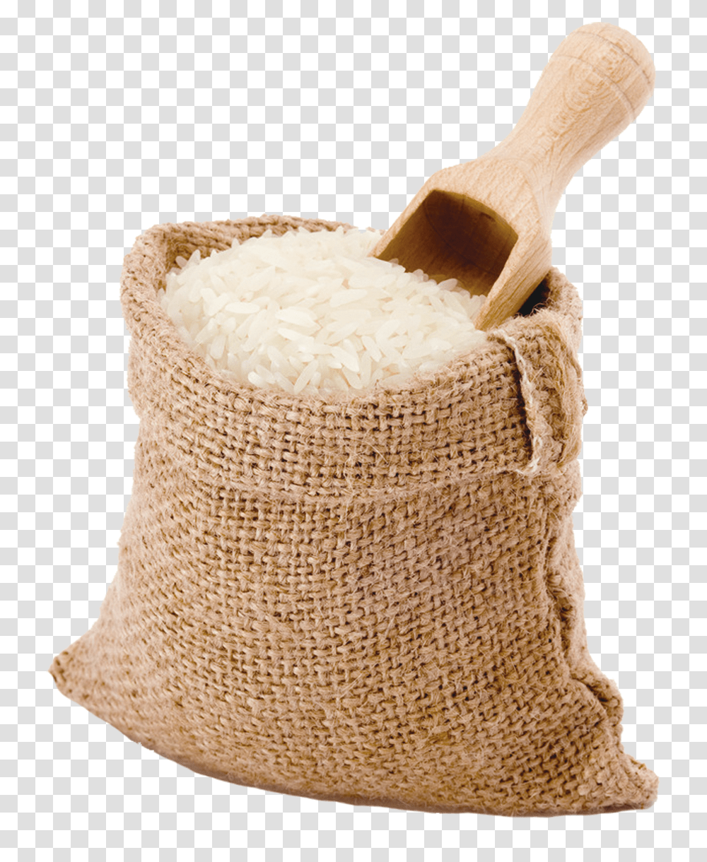 White Rice Image Sack Of Rice, Bag, Plant, Food, Vegetable Transparent Png