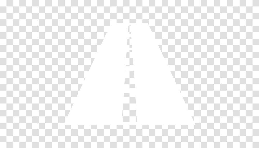 White Road Icon, Triangle, Cone Transparent Png