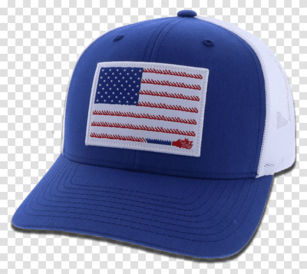 White Rope Hat With American Flag Fishes, Apparel, Baseball Cap Transparent Png