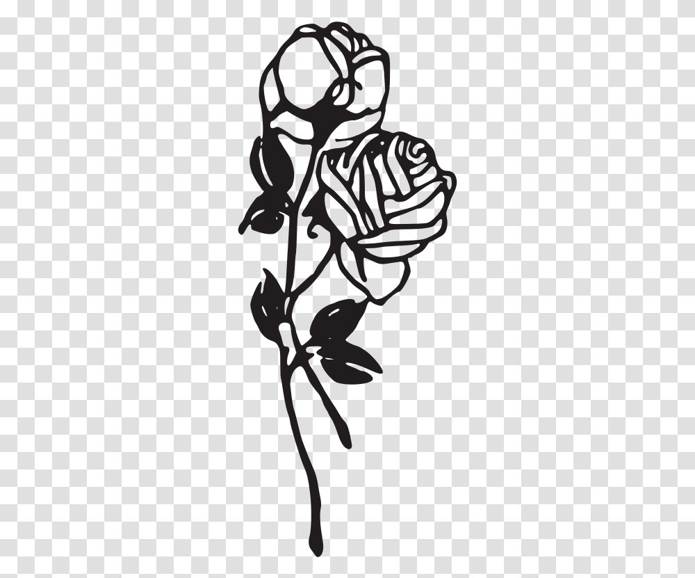 White Rose Clipart Format Rose Clipart Black And White, Stencil, Plant, Label Transparent Png