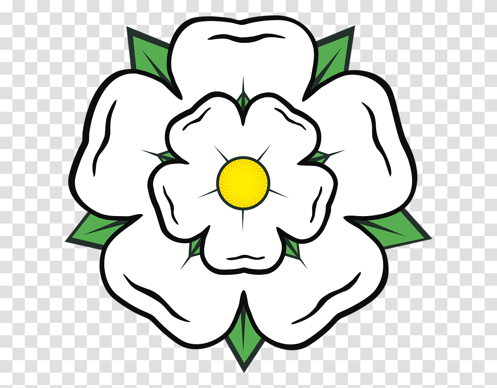 White Rose Electrical Services Ltd Yorkshire White Rose Logo, Plant, Pattern, Flower, Blossom Transparent Png