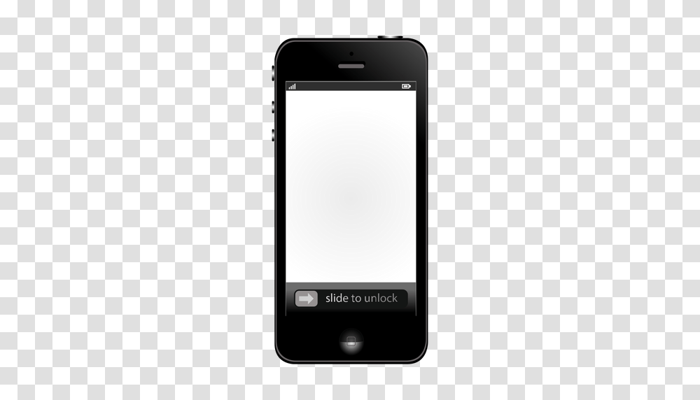 White Screen Iphone Mockup, Mobile Phone, Electronics, Cell Phone Transparent Png