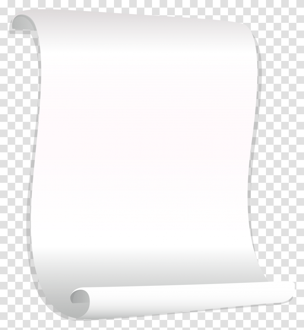 White Scroll Paper, Cushion, Towel, Tissue, Paper Towel Transparent Png