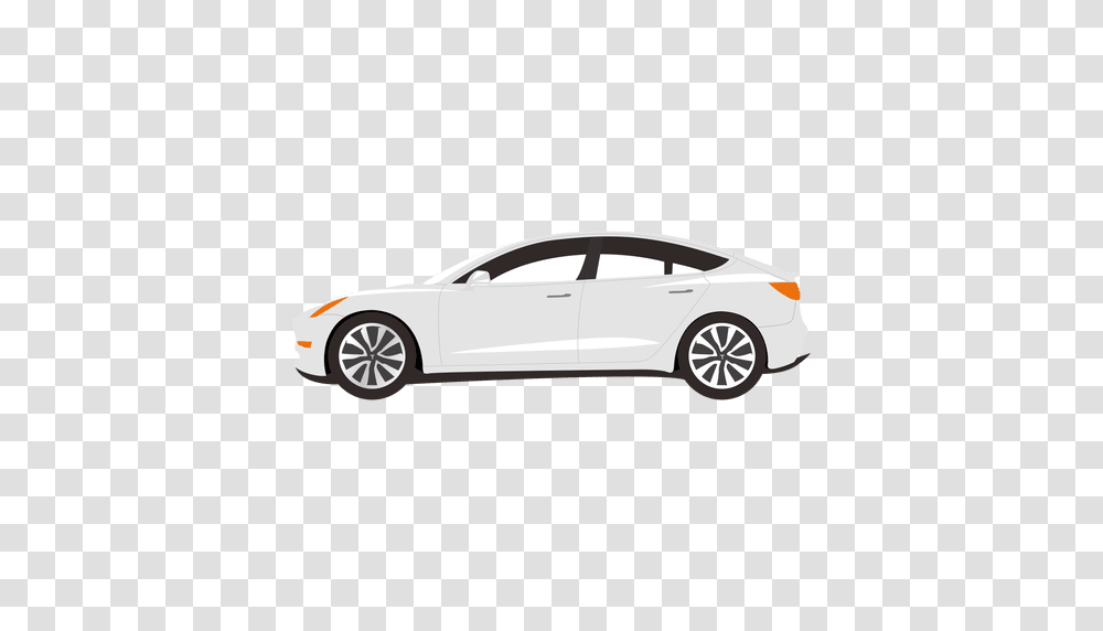 White Sedan Illustration, Car, Vehicle, Transportation, Automobile Transparent Png
