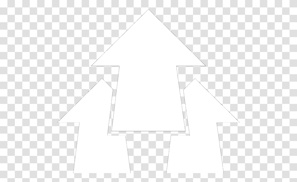 White Shamrock Triangle, Symbol, Cross, Sign, Recycling Symbol Transparent Png