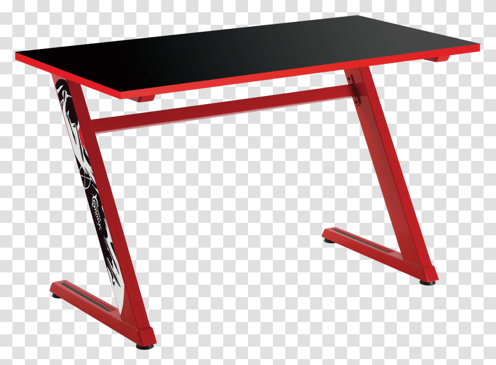 White Shark Gaming Desk Zz Red White Shark Stol, Furniture, Table, Coffee Table, Bow Transparent Png