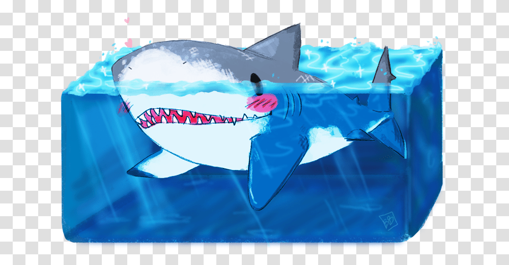 White Shark Inflatable, Sea Life, Animal, Fish, Mammal Transparent Png
