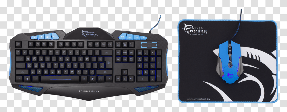 White Shark Keyboard Mouse Mouse Pad Gc 3101 Cherokee White Shark Cherokee, Computer Keyboard, Computer Hardware Transparent Png