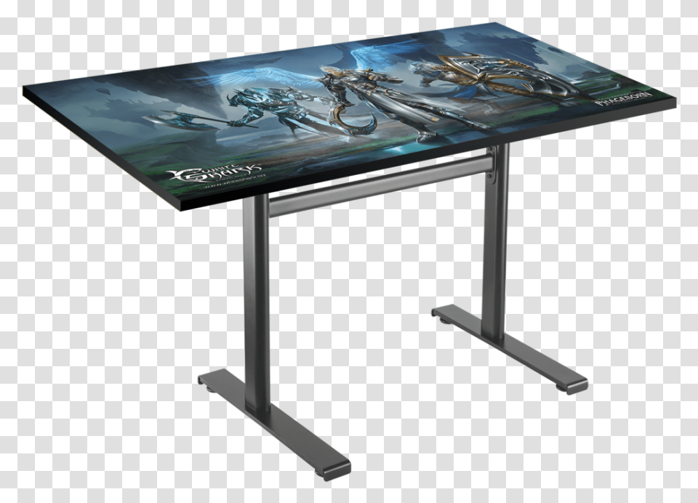 White Shark Mouse And Keyboard Pad, Furniture, Table, Tabletop, Desk Transparent Png