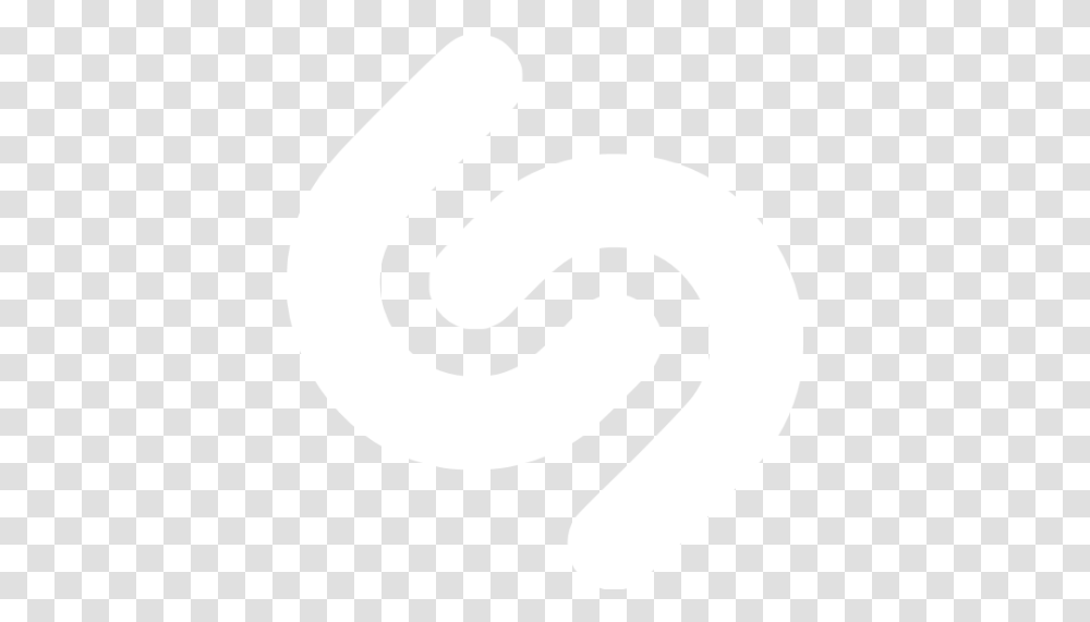 White Shazam Icon Shazam Logo White, Alphabet, Text, Symbol, Tape Transparent Png