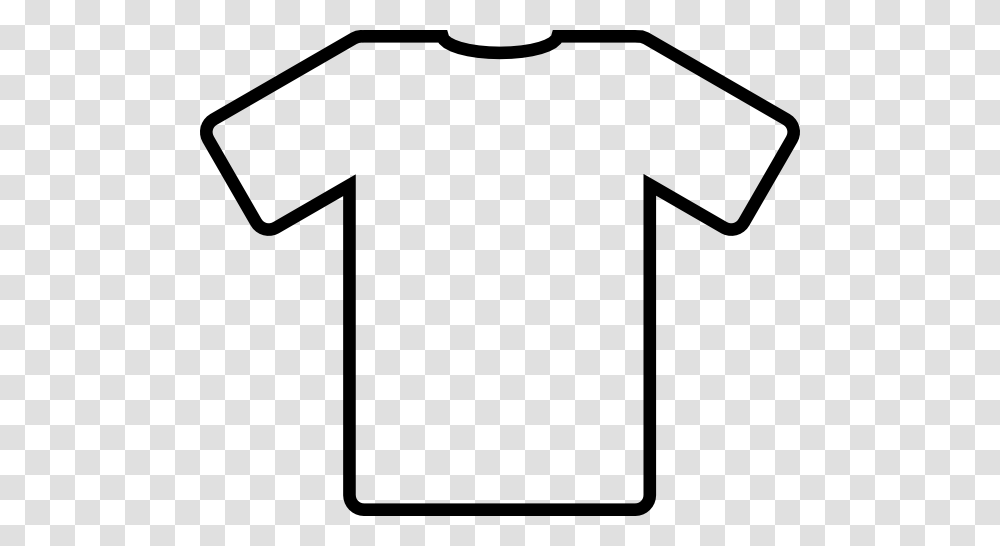 White Shirt Black Outline Clip Art, Apparel, Number Transparent Png