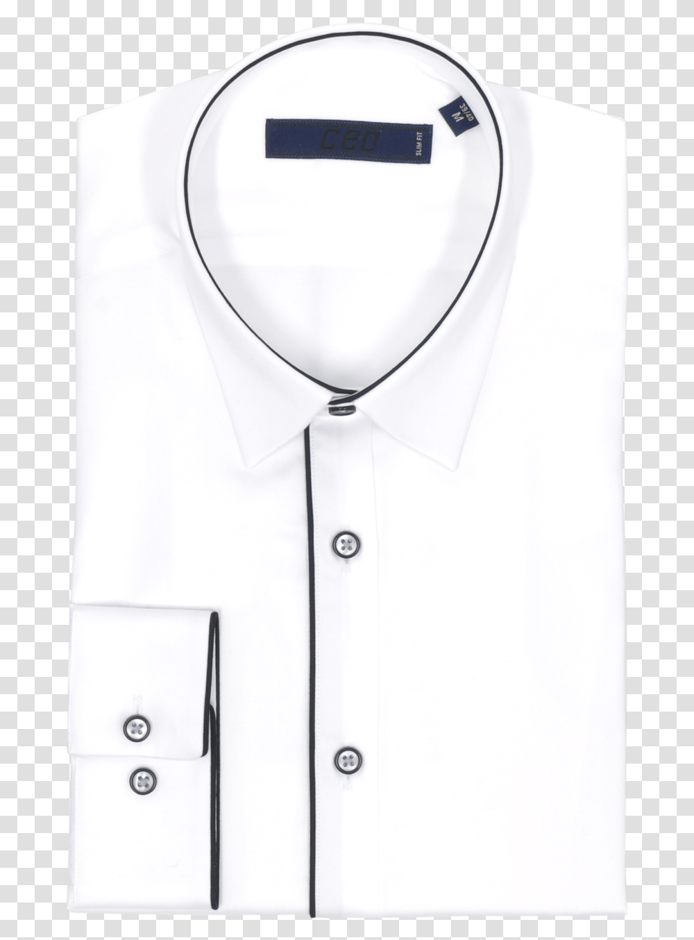 White Shirt Button Formal Wear, Apparel, Dress Shirt, Cuff Transparent Png