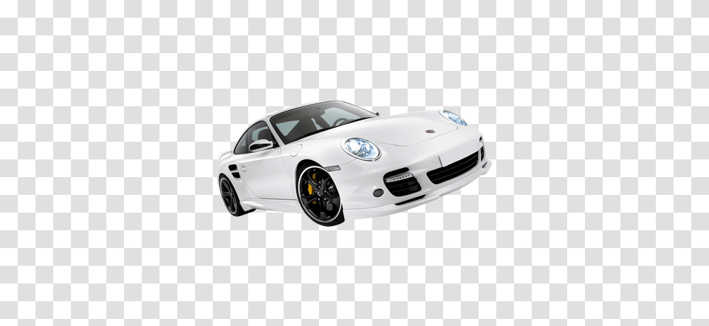 White Side Porsche, Car, Vehicle, Transportation, Sports Car Transparent Png