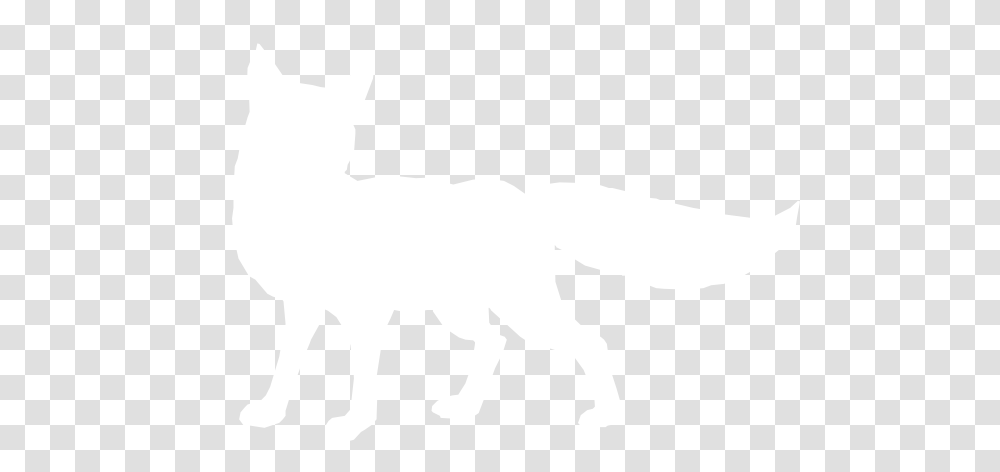 White Silhouette Fox Clip Art, Texture, White Board, Apparel Transparent Png