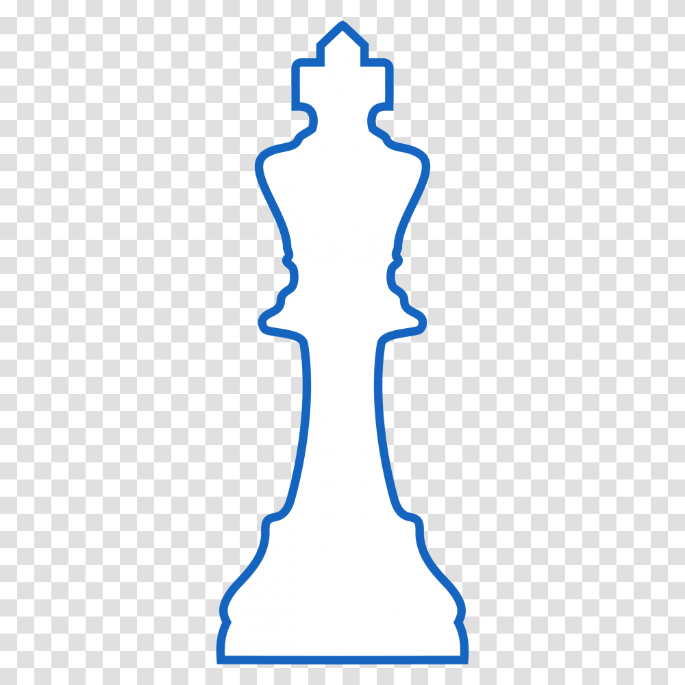 White Silhouette Staunton Chess Piece King Rey Icons, Cutlery, Weapon, Weaponry, Glass Transparent Png