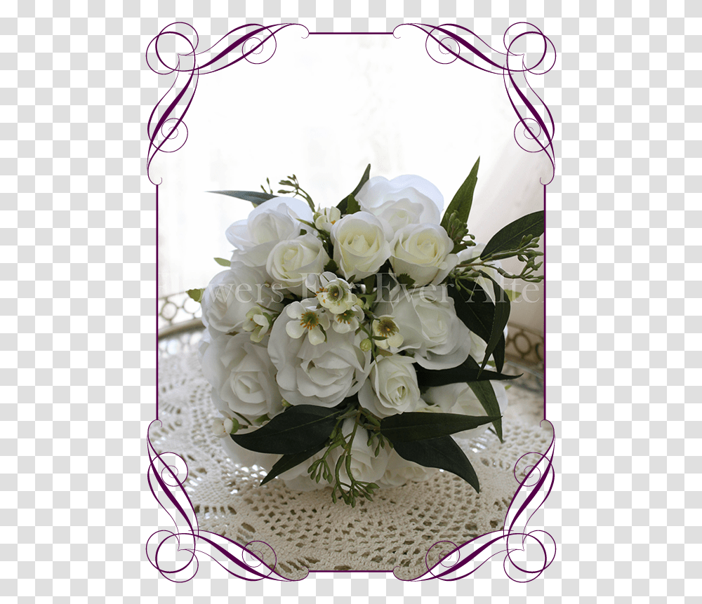 White Silk Artificial Rustic Boho Wedding Bouquet Posy Bouquet, Plant, Flower Bouquet, Flower Arrangement, Blossom Transparent Png