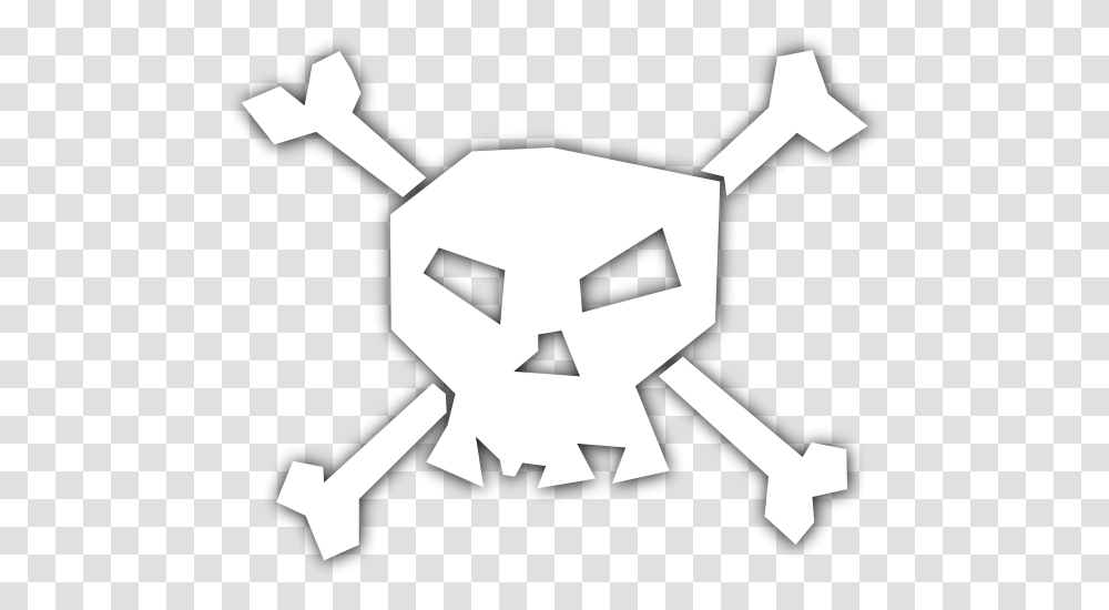 White Skull Amp Monkey D Luffy Flag, Recycling Symbol, Stencil, Star Symbol Transparent Png