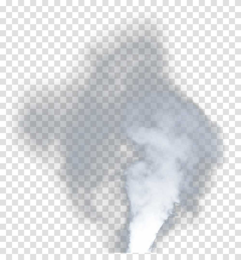 White Sky Black Pattern Smoke, Mountain, Outdoors, Nature, Volcano Transparent Png