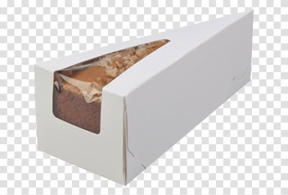 White Slice Cake Box, Tabletop, Furniture, Foam, Brick Transparent Png