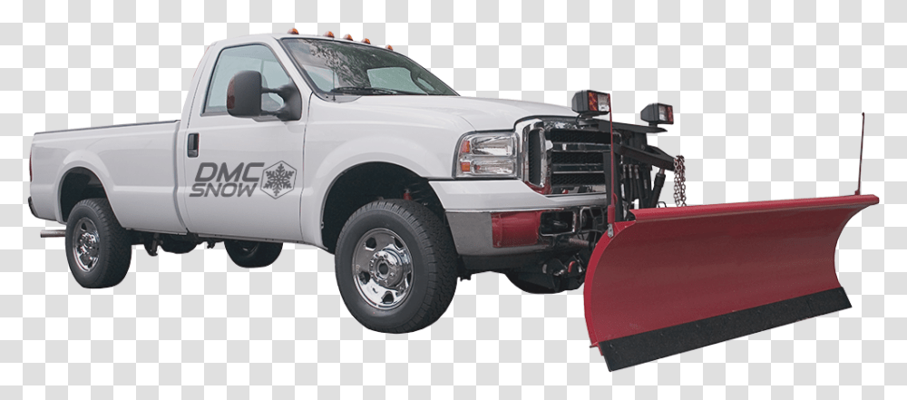 White Snow Plow Truck, Vehicle, Transportation, Pickup Truck, Tractor Transparent Png