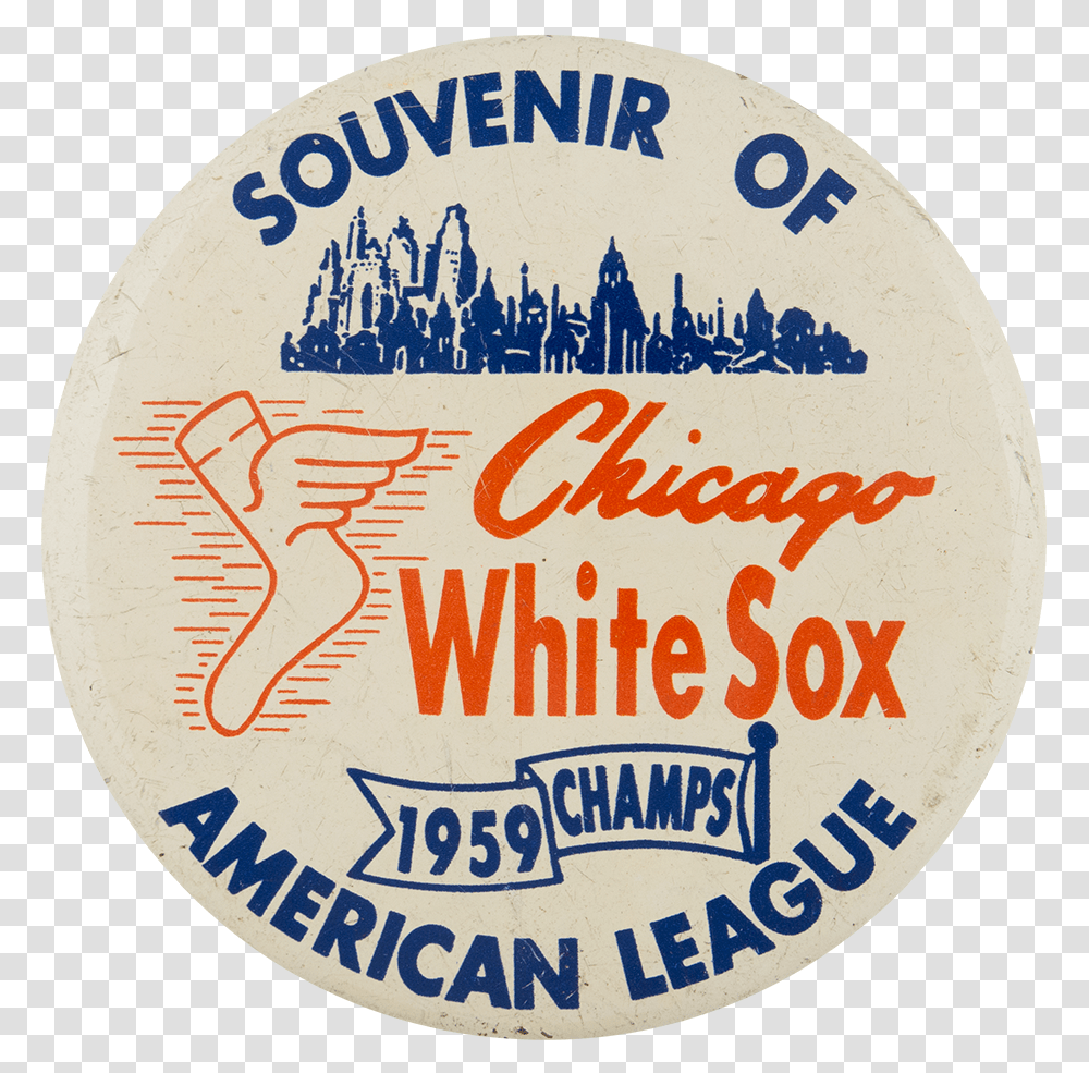 White Sox American League Chicago Button Museum Circle, Label, Logo Transparent Png