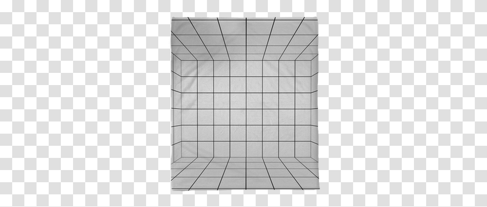 White Space With Perspective Grid 3d Plush Blanket • Pixers We Live To Change Solid, Tile, Indoors, Rug, Bathroom Transparent Png