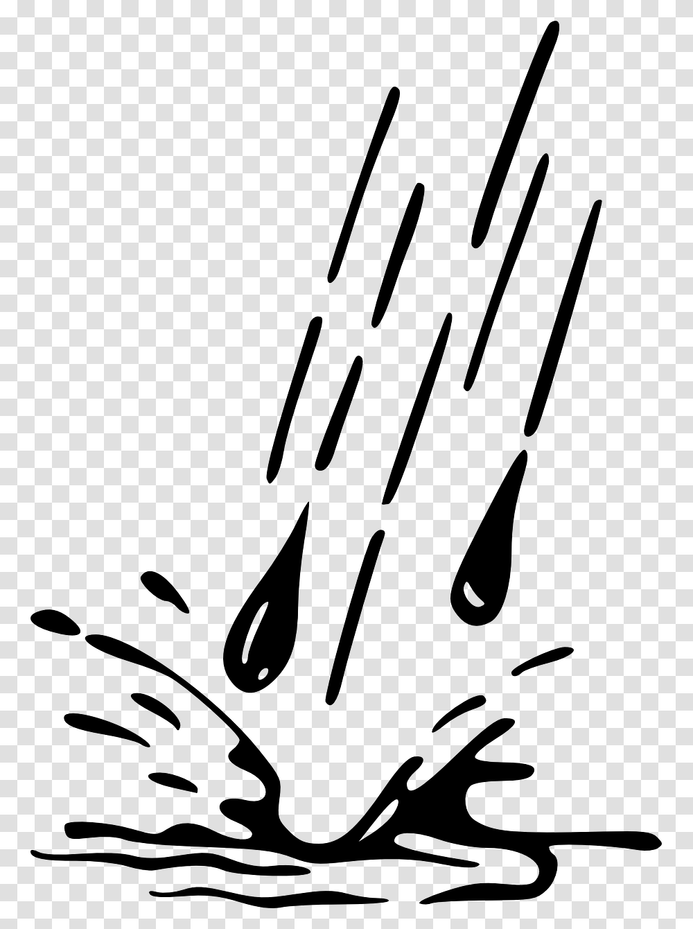 White Splatter Water Drops Clipart Black And White, Gray, World Of Warcraft Transparent Png