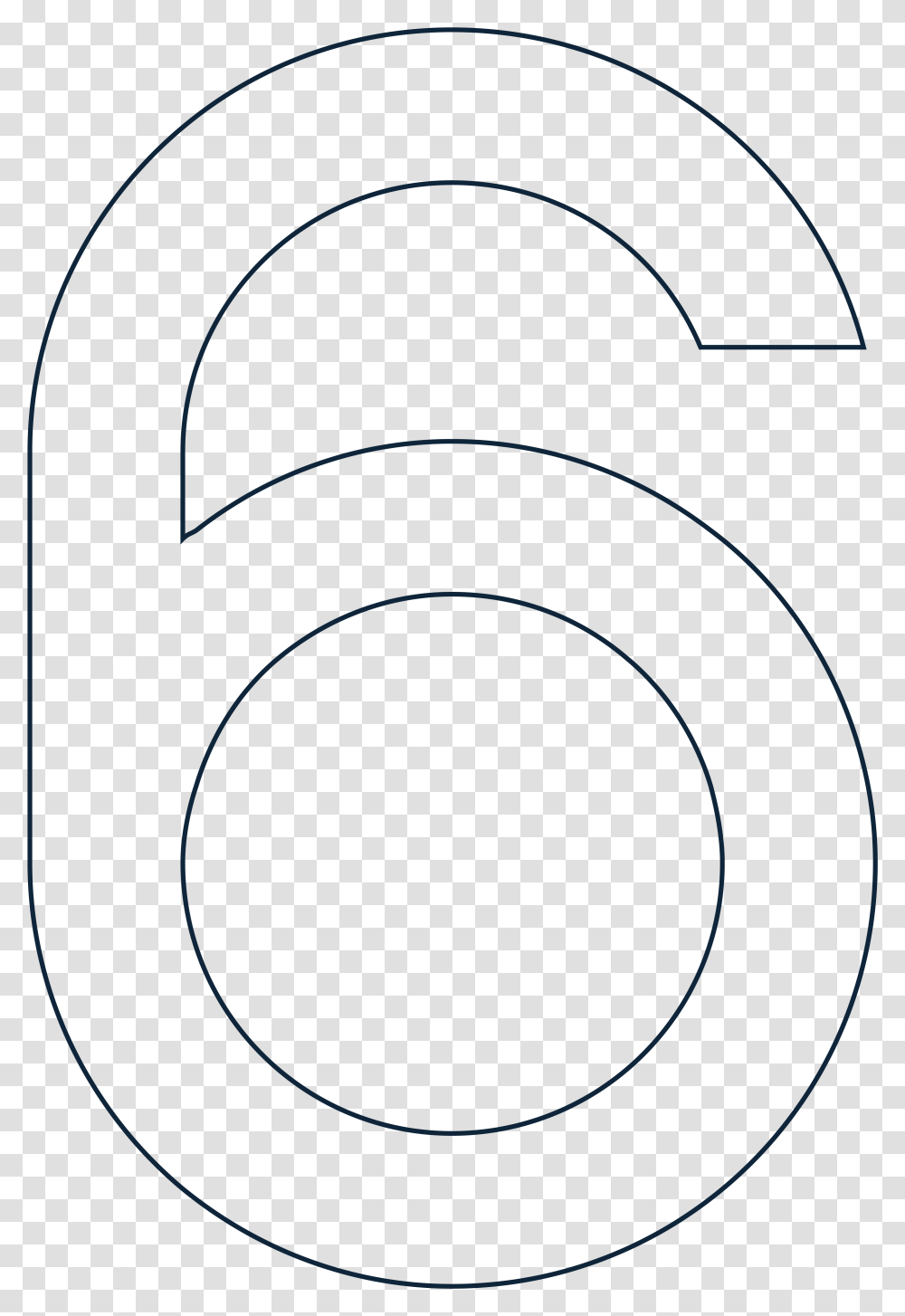 White Square Outline, Number, Alphabet Transparent Png